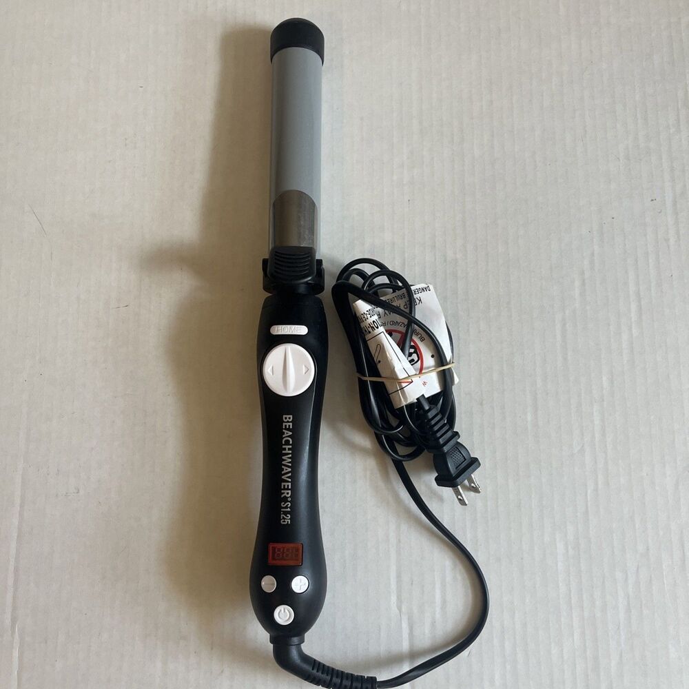 Beachwaver Co S1.25 Rotating Curling Iron Black DV2238/S1.25 220-410° 110-240V